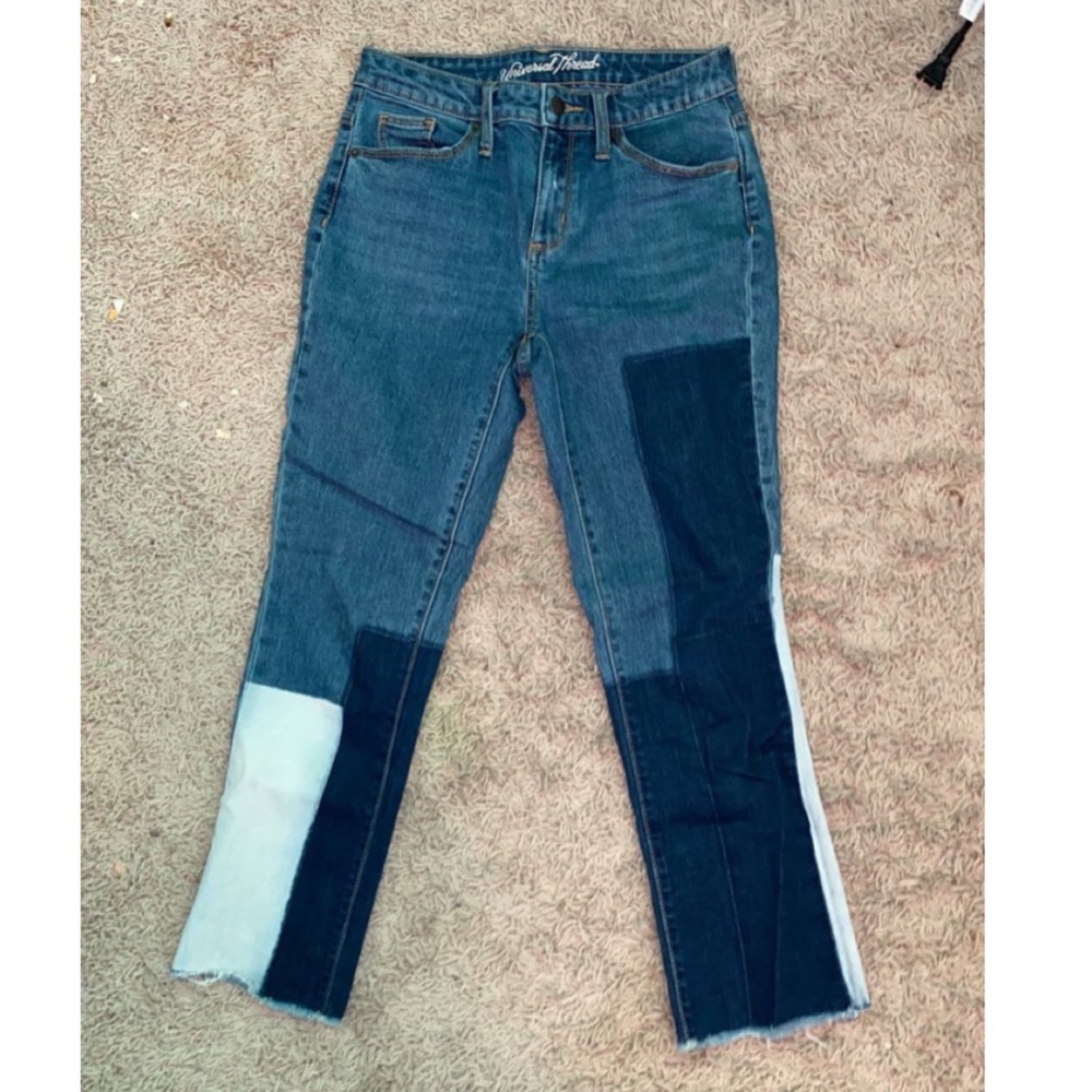 patched mom jeans!